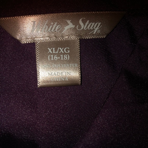 WHITE STAG Tunic Top Size XL 16-18 Womens Pleated Front Roll Up Long Sleeve NWOT - Picture 4 of 7